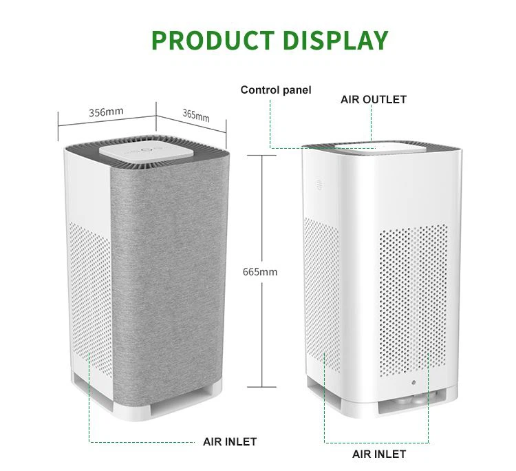 Small Air Purifier With H13 HEPA Filter, Filters 99.97% Allergens, Pollen, Dust, Humidifier Function Effective Change Dry Air 03