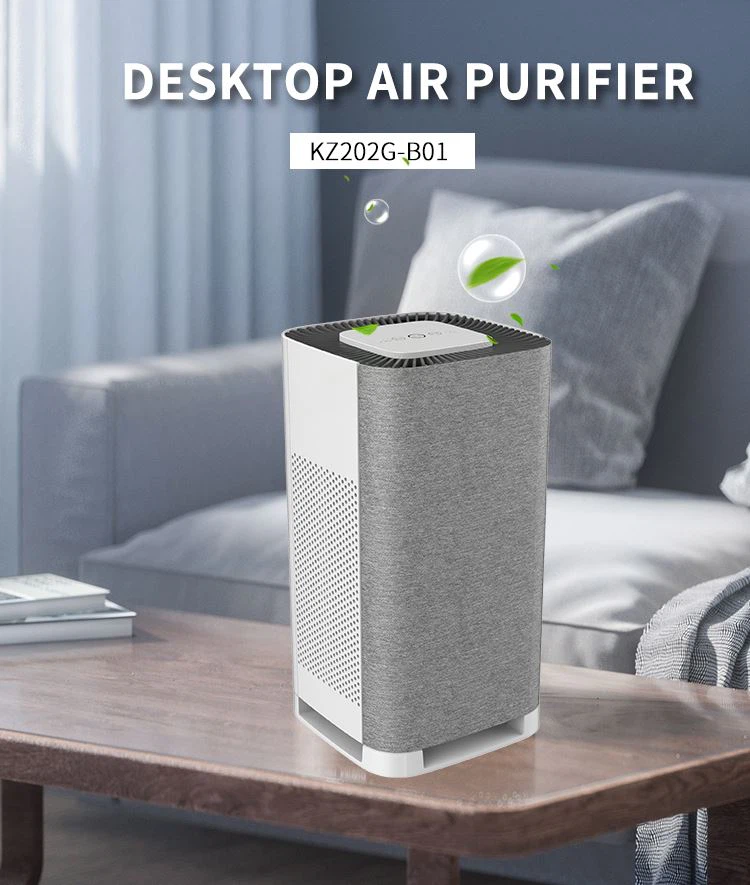 Tabletop Air Purifier With H13 HEPA Filter, Filters 99.97% smoke, pollen, allergens, bacteria, molds and viruses 01