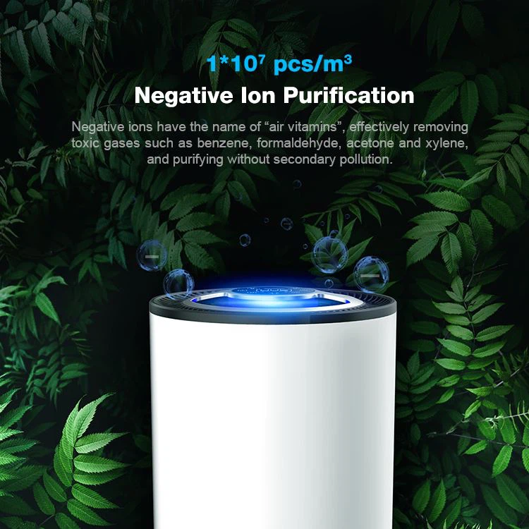 Home Air Purifier With H13 HEPA Filter, Filters 99.97% smoke, pollen, allergens, bacteria, molds and viruses 05