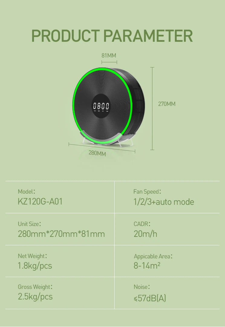 Personal Air Purifier With H13 HEPA Filter, Filters 99.97% Allergens, Pollen, Dust, Humidifier Function Effective Change Dry Air 09