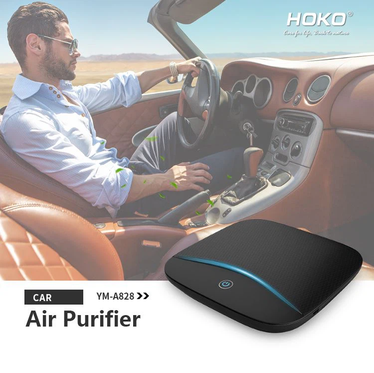 Quiet Car Air Purifier H13 HEPA filter for cigarettes, filtering 99.97% of cigarette smoke, boiling smoke, second-hand smoke and wildfire smoke, etc. 01